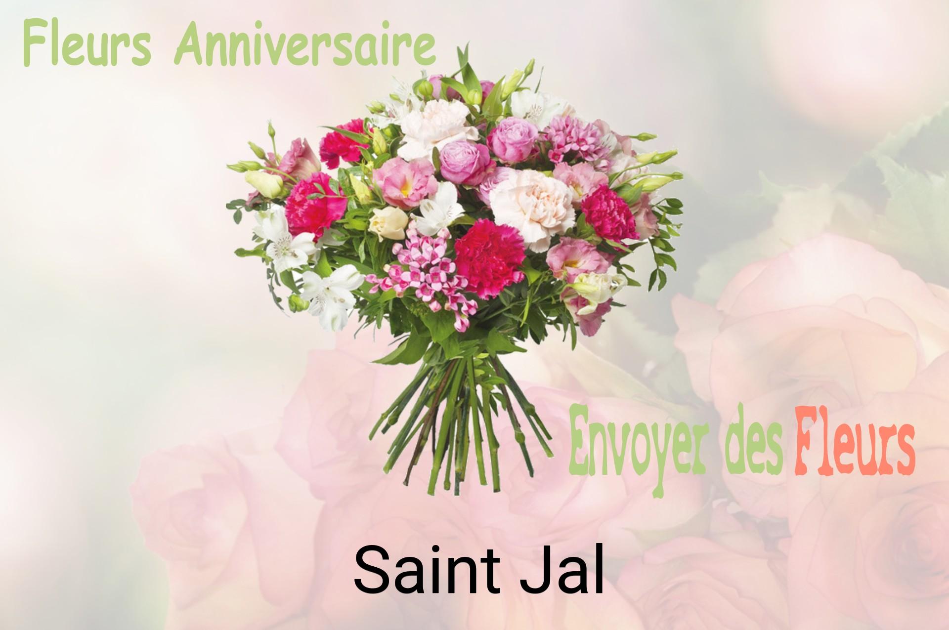 Bouquet de fleurs d’anniversaire livré à Saint-Jal
